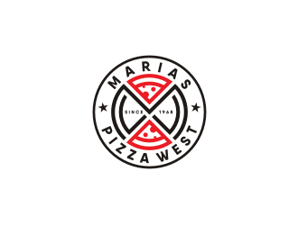 marias pizza west logo design by asyqh