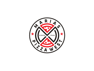 marias pizza west logo design by asyqh