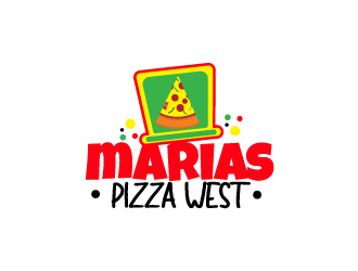 marias pizza west logo design by yans