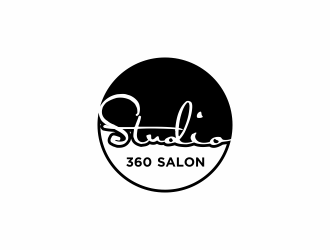 Studio 360 Salon logo design by ammad
