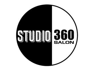 Studio 360 Salon logo design by LogoInvent