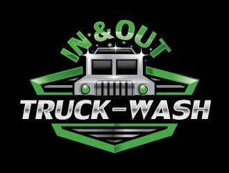 In & Out Truck-Wash  logo design by Suvendu