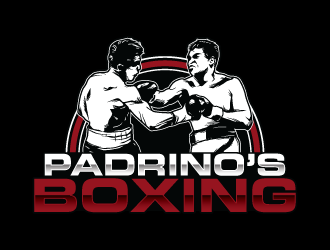 Padrinos Boxing  logo design by JMikaze