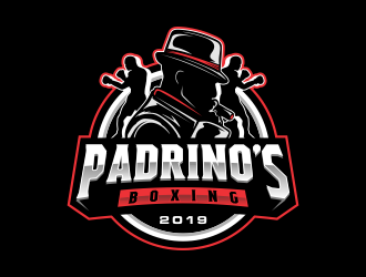 Padrinos Boxing  logo design by jm77788