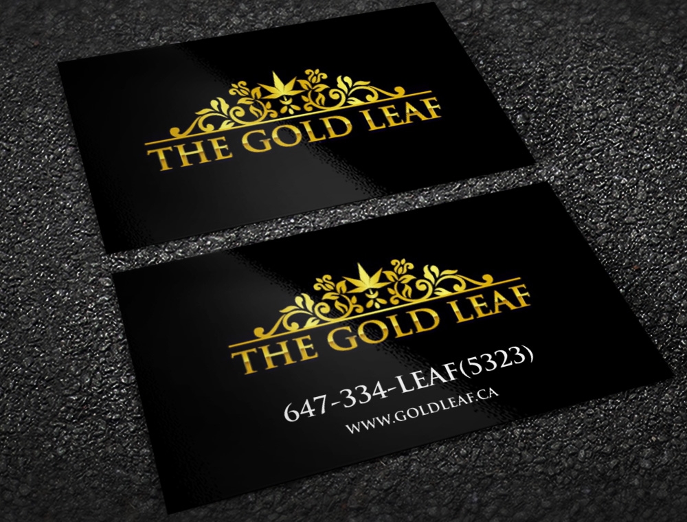THE GOLD LEAF logo design by Kindo