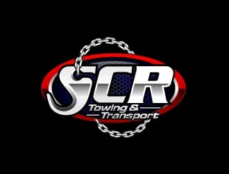 SCR Towing & Transport logo design by totoy07