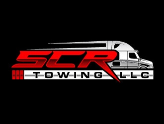 SCR Towing & Transport logo design by daywalker
