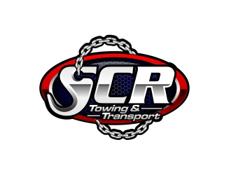 SCR Towing & Transport logo design by totoy07