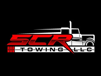 SCR Towing & Transport logo design by daywalker