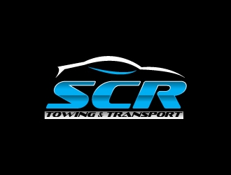 SCR Towing & Transport logo design by tukangngaret
