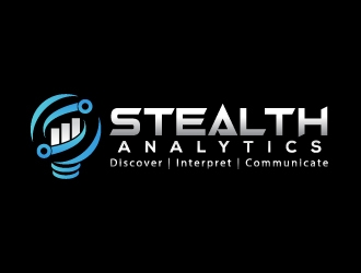 Stealth Analytics logo design by uttam
