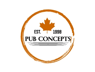 Pub Concepts logo design by Erasedink