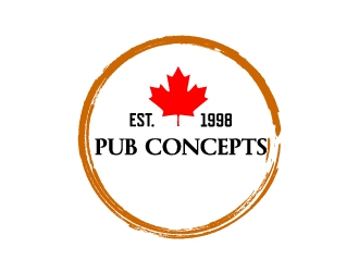 Pub Concepts logo design by Erasedink