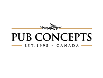Pub Concepts logo design by BeDesign