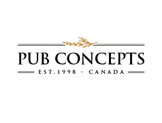 Pub Concepts logo design by BeDesign