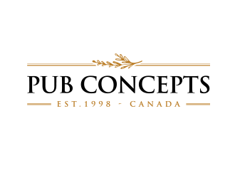 Pub Concepts logo design by BeDesign