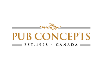 Pub Concepts logo design by BeDesign
