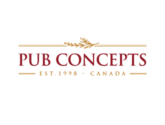 Pub Concepts logo design by BeDesign