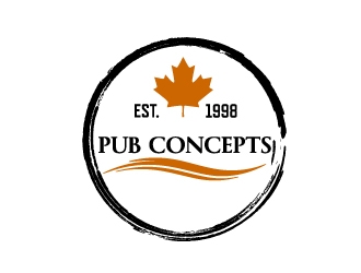 Pub Concepts logo design by Erasedink