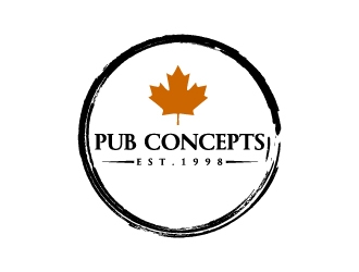 Pub Concepts logo design by Erasedink