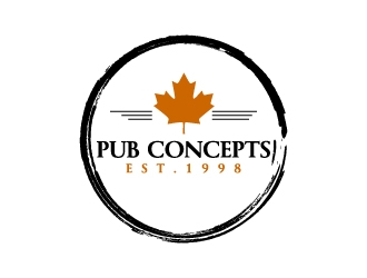 Pub Concepts logo design by Erasedink