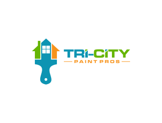 Tri-City Paint Pros logo design by RIANW