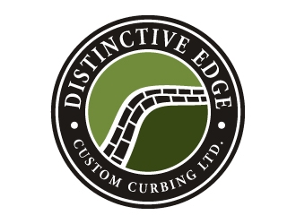 Distinctive Edge Custom Curbing Ltd. logo design by abss