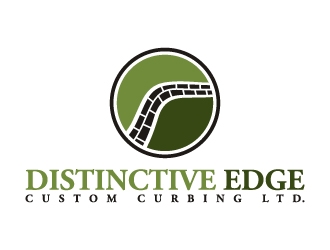Distinctive Edge Custom Curbing Ltd. logo design by abss