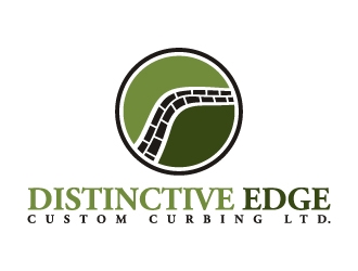 Distinctive Edge Custom Curbing Ltd. logo design by abss