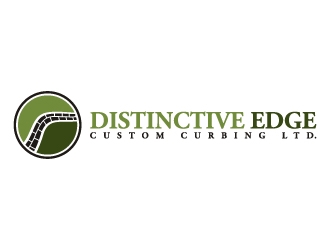 Distinctive Edge Custom Curbing Ltd. logo design by abss