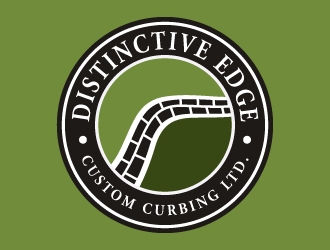 Distinctive Edge Custom Curbing Ltd. logo design by abss