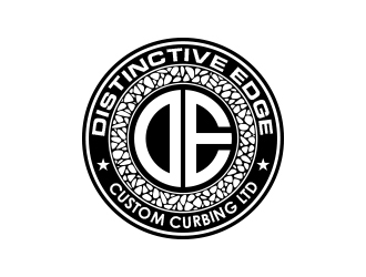 Distinctive Edge Custom Curbing Ltd. logo design by MarkindDesign