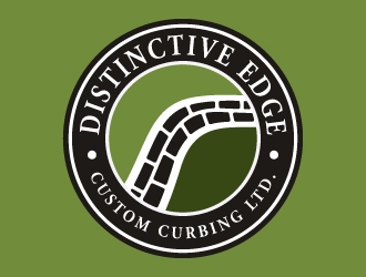 Distinctive Edge Custom Curbing Ltd. logo design by abss