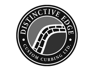 Distinctive Edge Custom Curbing Ltd. logo design by abss