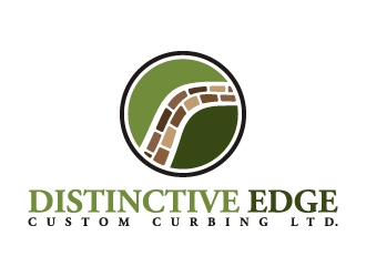 Distinctive Edge Custom Curbing Ltd. logo design by abss