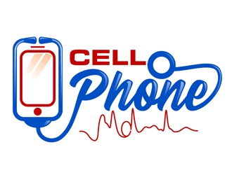 cell phone md logo design by DreamLogoDesign
