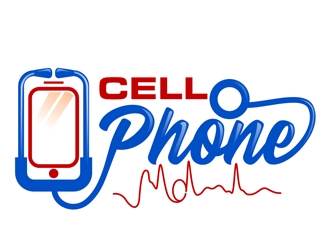 cell phone md logo design by DreamLogoDesign