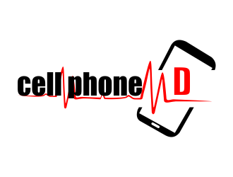 cell phone md logo design by cahyobragas