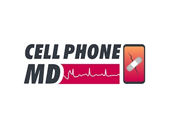 cell phone md logo design by ksantirg