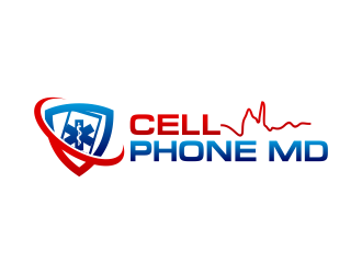 cell phone md logo design by Panara