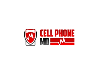 cell phone md logo design by CreativeKiller