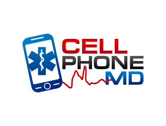 cell phone md logo design by Panara