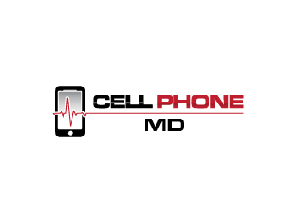 cell phone md logo design by fajarriza12