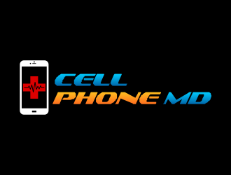 cell phone md logo design by done