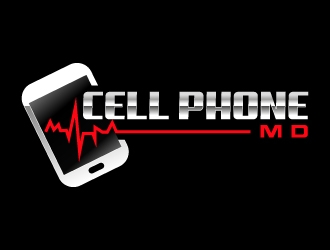 cell phone md logo design by MUSANG