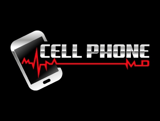 cell phone md logo design by MUSANG