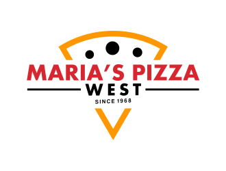 marias pizza west logo design by cintoko