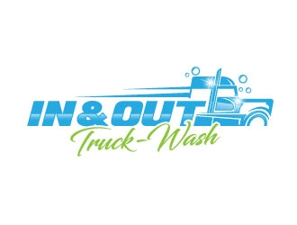 In & Out Truck-Wash  logo design by daywalker