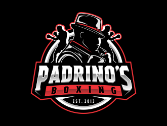 Padrinos Boxing  logo design by jm77788