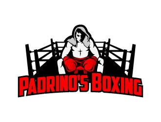 Padrinos Boxing  logo design by daywalker